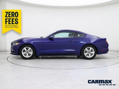 Blue 2015 Ford Mustang