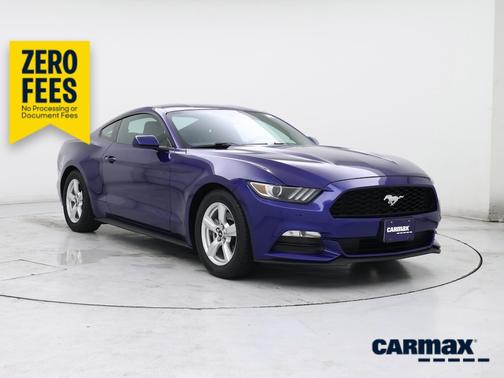 Blue 2015 Ford Mustang