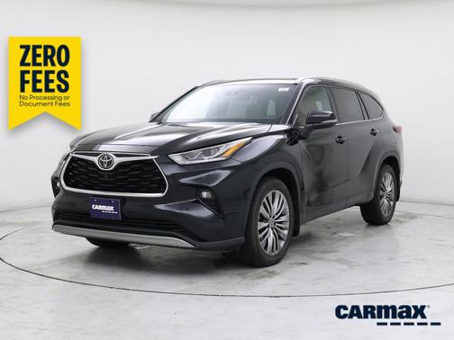 Black 2022 Toyota Highlander Platinum