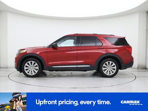 Red 2023 Ford Explorer Limited