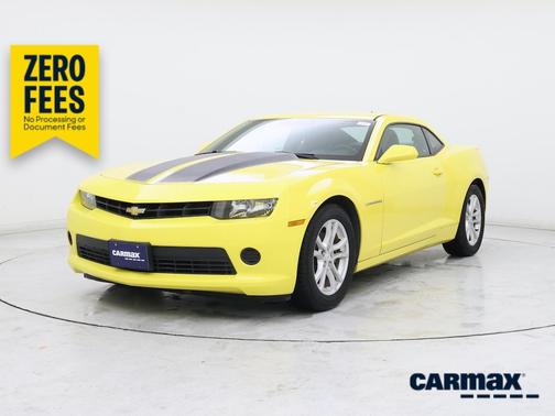 Yellow 2015 Chevrolet Camaro LS