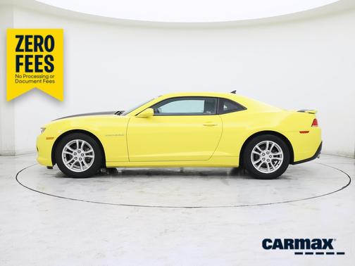 Yellow 2015 Chevrolet Camaro LS