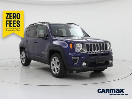 Blue 2020 Jeep Renegade Limited