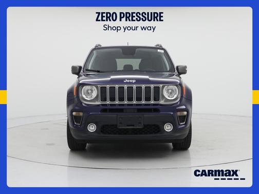 Blue 2020 Jeep Renegade Limited