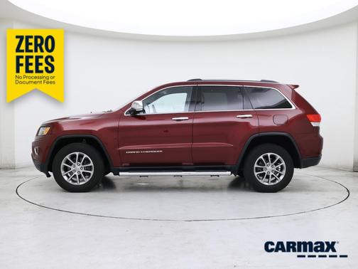 Burgundy 2016 Jeep Grand Cherokee Limited