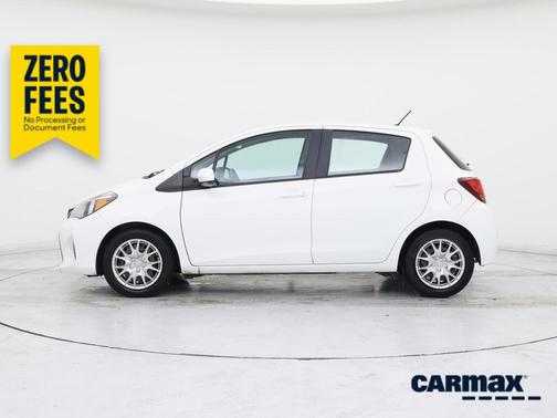 White 2015 Toyota Yaris L