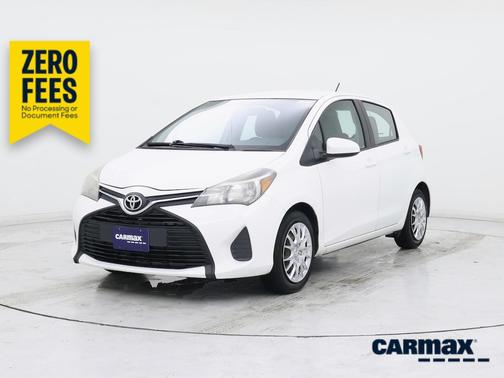 White 2015 Toyota Yaris L