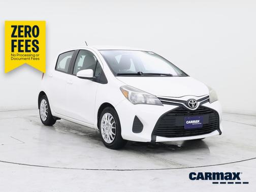 White 2015 Toyota Yaris L