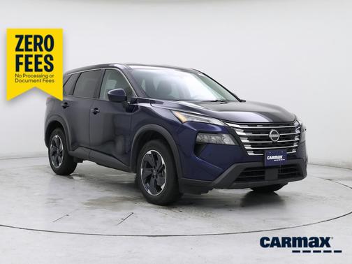 Blue 2025 Nissan Rogue SV