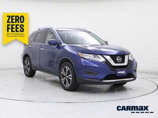 Blue 2020 Nissan Rogue SV
