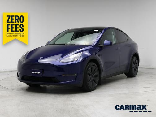 Blue 2025 Tesla Model Y Long Range