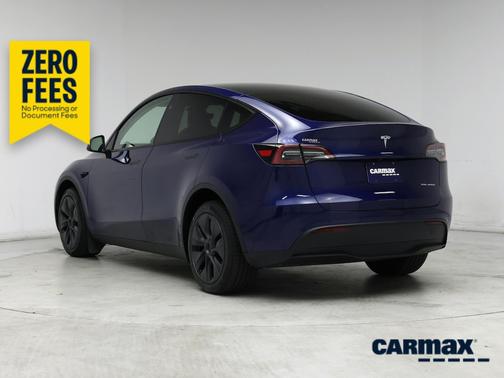 Blue 2025 Tesla Model Y Long Range