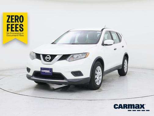 White 2016 Nissan Rogue S