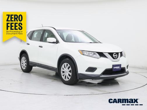 White 2016 Nissan Rogue S