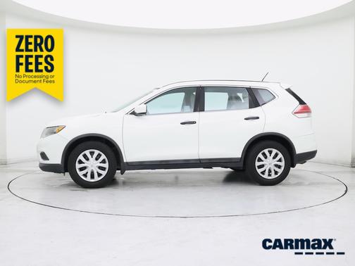 White 2016 Nissan Rogue S