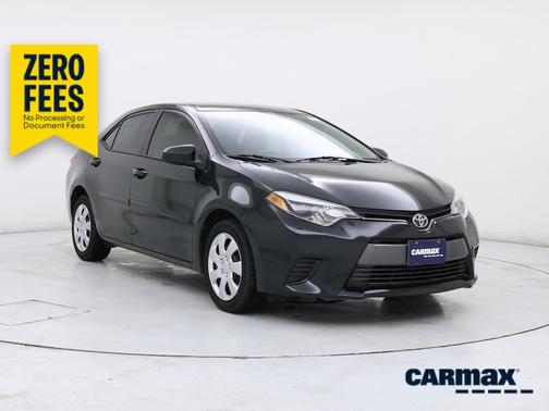 Black 2016 Toyota Corolla LE