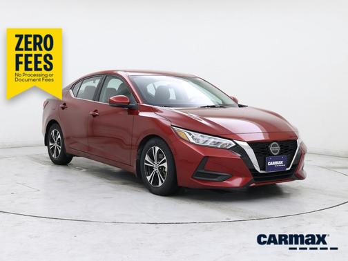 Red 2020 Nissan Sentra SV
