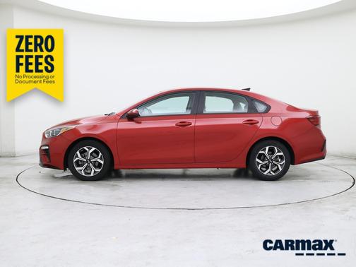 Red 2020 Kia Forte LXS