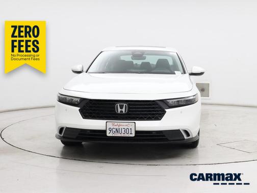 White 2023 Honda Accord Hybrid Touring