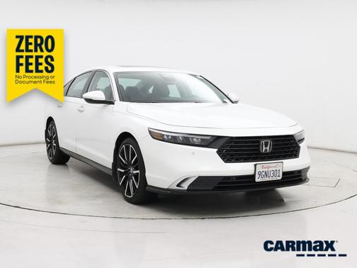 White 2023 Honda Accord Hybrid Touring
