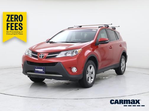 Red 2015 Toyota RAV4 XLE