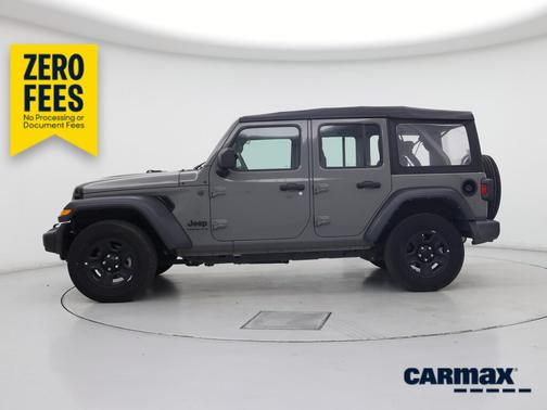 Gray 2023 Jeep Wrangler Unlimited Sport