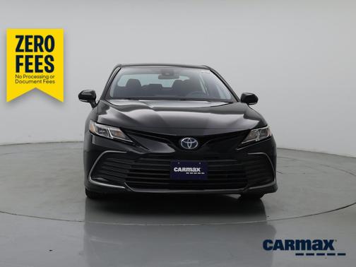 Black 2021 Toyota Camry Hybrid LE