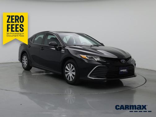 Black 2021 Toyota Camry Hybrid LE