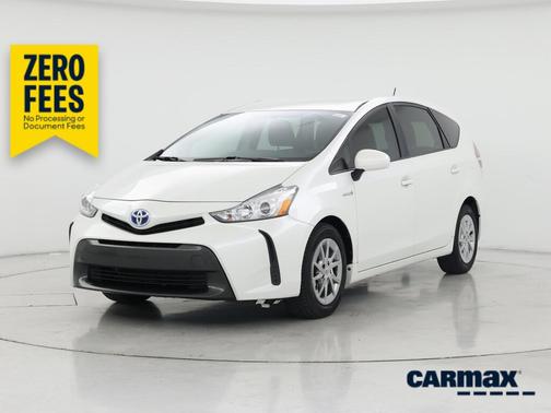 White 2015 Toyota Prius v Two