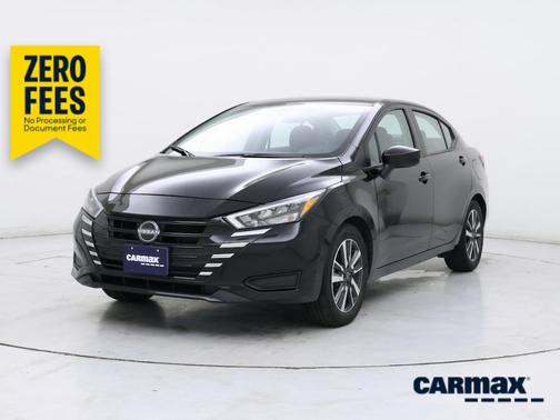 Black 2025 Nissan Versa SV