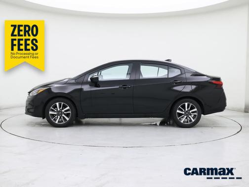 Black 2025 Nissan Versa SV