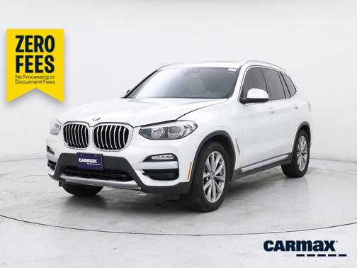 White 2019 BMW X3 XDrive30i
