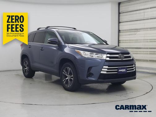 Blue 2019 Toyota Highlander LE