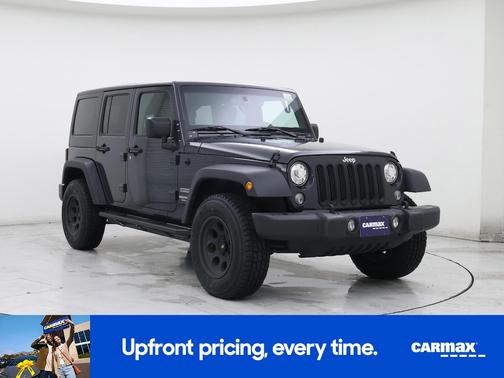 Blue 2017 Jeep Wrangler Unlimited Sport