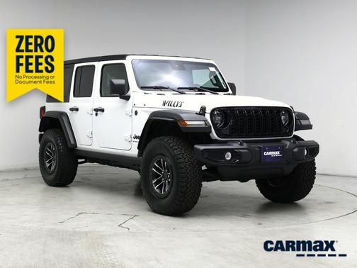 White 2025 Jeep Wrangler Willy's