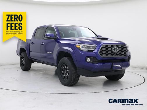 Blue 2022 Toyota Tacoma TRD Sport
