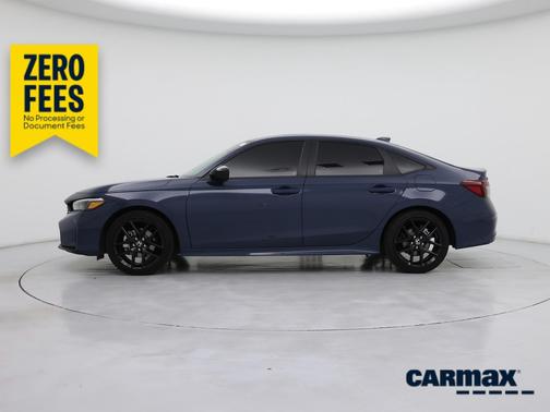 Blue 2026 Honda Civic Hybrid Sport
