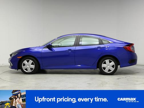 Blue 2020 Honda Civic LX
