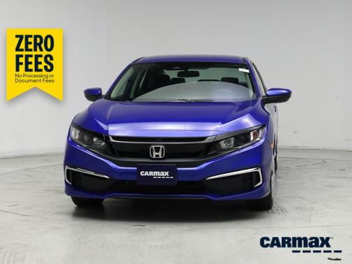 Blue 2020 Honda Civic LX