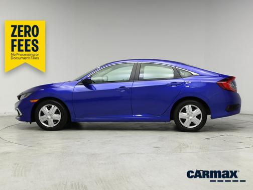 Blue 2020 Honda Civic LX