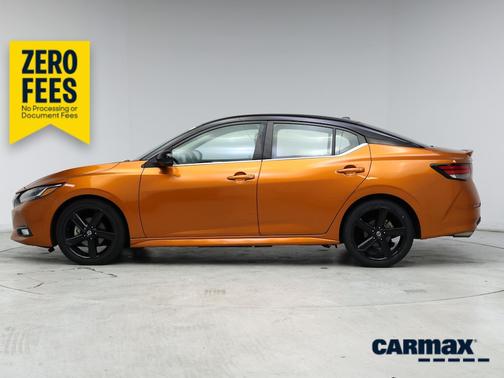 Orange 2022 Nissan Sentra SR