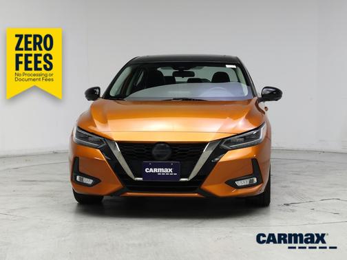 Orange 2022 Nissan Sentra SR