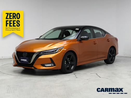 Orange 2022 Nissan Sentra SR