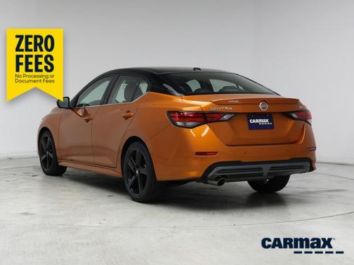 Orange 2022 Nissan Sentra SR