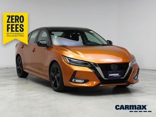 Orange 2022 Nissan Sentra SR