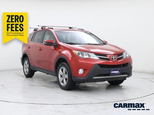 Red 2015 Toyota RAV4 XLE