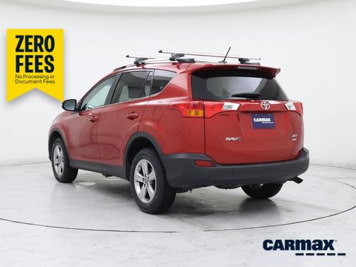 Red 2015 Toyota RAV4 XLE