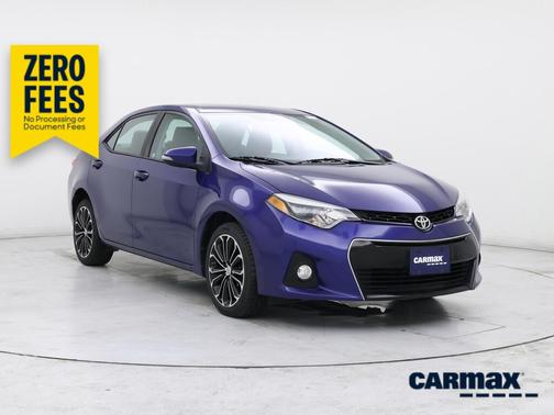 Blue 2016 Toyota Corolla S Plus
