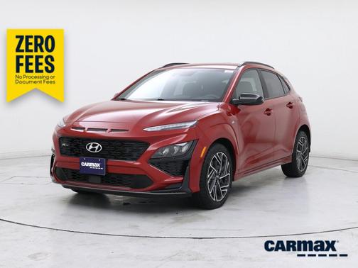 Red 2022 Hyundai KONA N Line