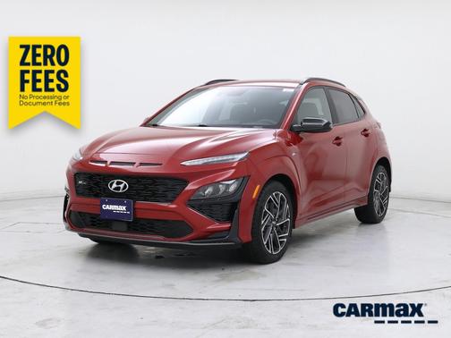 Red 2022 Hyundai KONA N Line